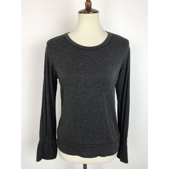 LNA Pullover Split Sleeve Stretch Sweatshirt - Picture 1 of 8